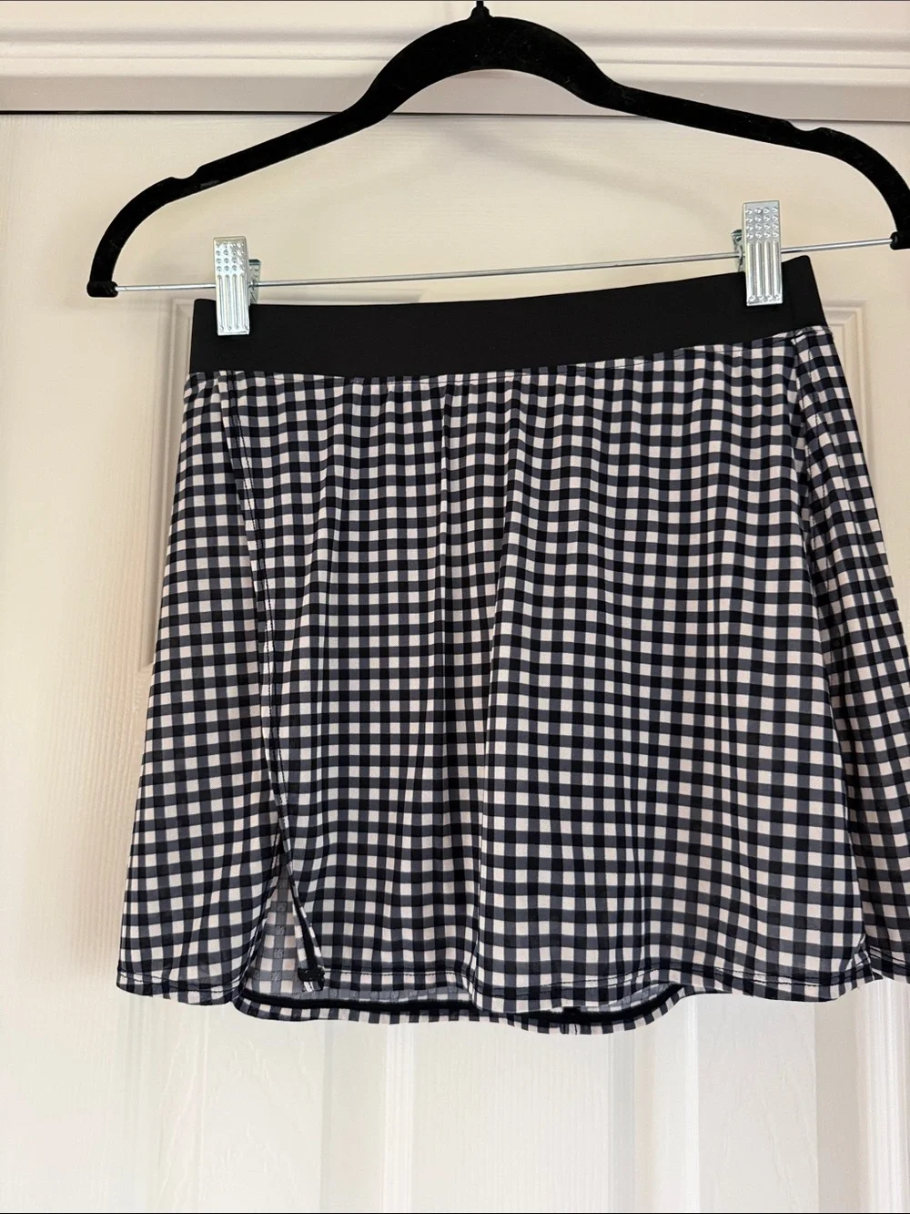 ALO gingham skirt
